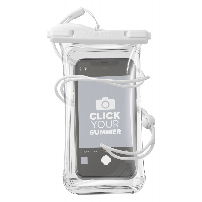 Cellularline VOYAGER20 coque de protection pour téléphones portables Housse Transparent, Blanc