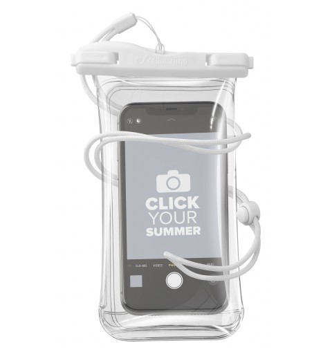 Cellularline VOYAGER20 coque de protection pour téléphones portables Housse Transparent, Blanc