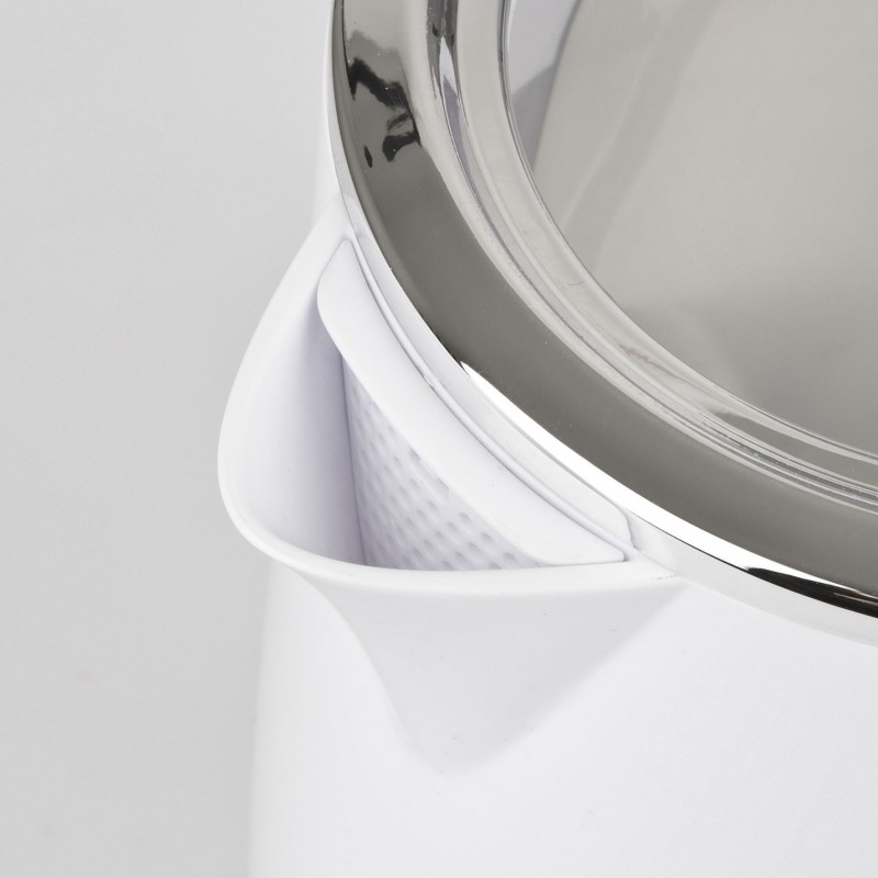 Girmi BL90 bouilloire 2,5 L 2200 W Acier inoxydable, Blanc