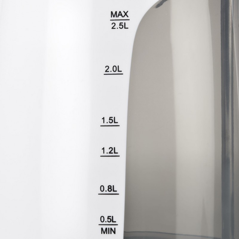 Girmi BL90 bouilloire 2,5 L 2200 W Acier inoxydable, Blanc