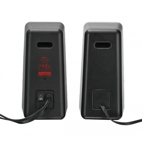Trust 21202 haut-parleur Noir, Rouge 18 W
