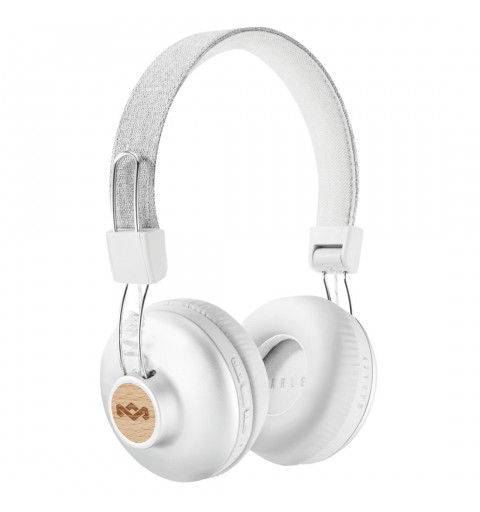 The House Of Marley Positive Vibration 2 Wireless Headset Wired & Wireless Head-band Calls Music Micro-USB Bluetooth White
