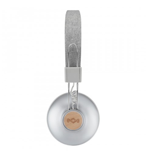 The House Of Marley Positive Vibration 2 Wireless Casque Avec fil &sans fil Arceau Appels Musique Micro-USB Bluetooth Blanc