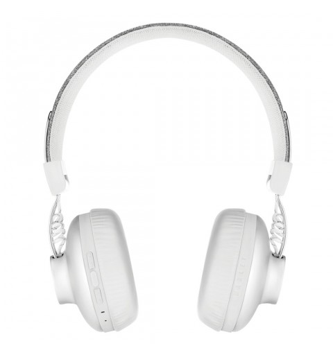 The House Of Marley Positive Vibration 2 Wireless Headset Wired & Wireless Head-band Calls Music Micro-USB Bluetooth White