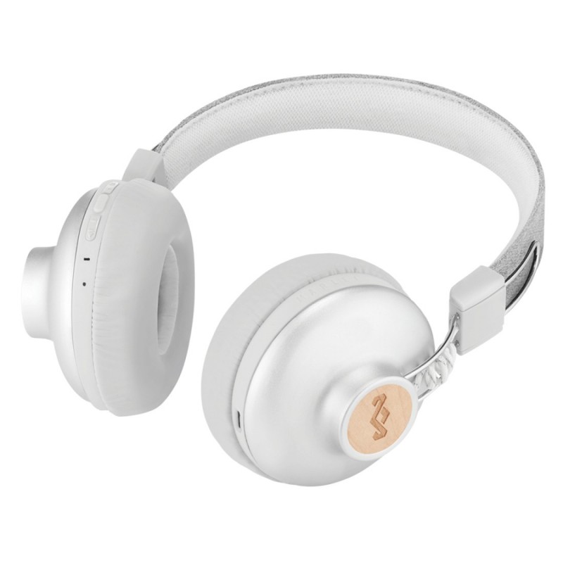 The House Of Marley Positive Vibration 2 Wireless Headset Wired & Wireless Head-band Calls Music Micro-USB Bluetooth White