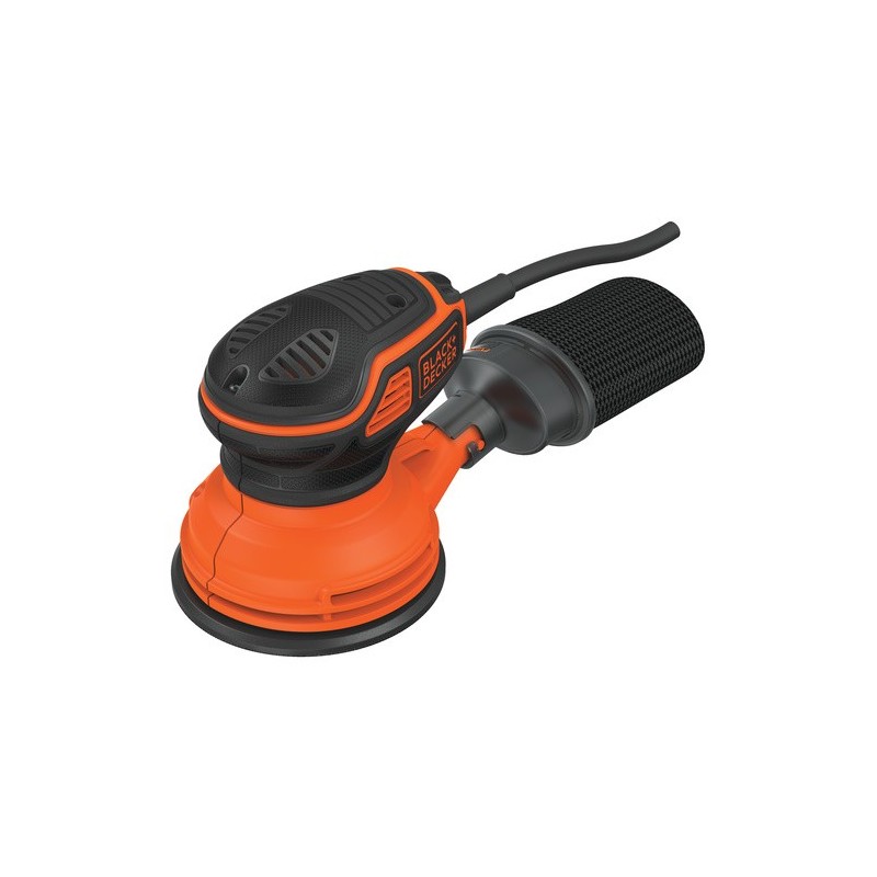 Black & Decker KA199 Ponceuse à disque 14000 tr min Noir, Orange 240 W