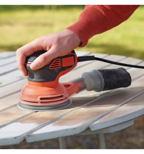 Black & Decker KA199 Ponceuse à disque 14000 tr min Noir, Orange 240 W