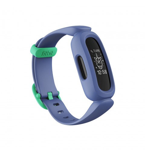 Fitbit Ace 3 PMOLED Pulsera de actividad Azul, Verde