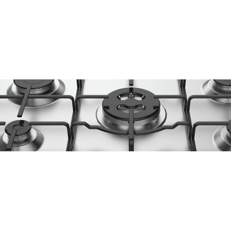 Hotpoint PCN 752 T IX HAR hob Stainless steel Built-in 75 cm Gas 5 zone(s)