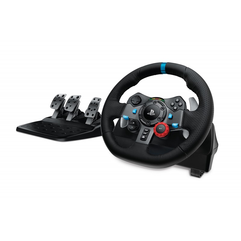 Logitech G G29 Driving Force Racing Wheel for PlayStation®5 and PlayStation®4 Black USB 2.0 Steering wheel + Pedals Analogue