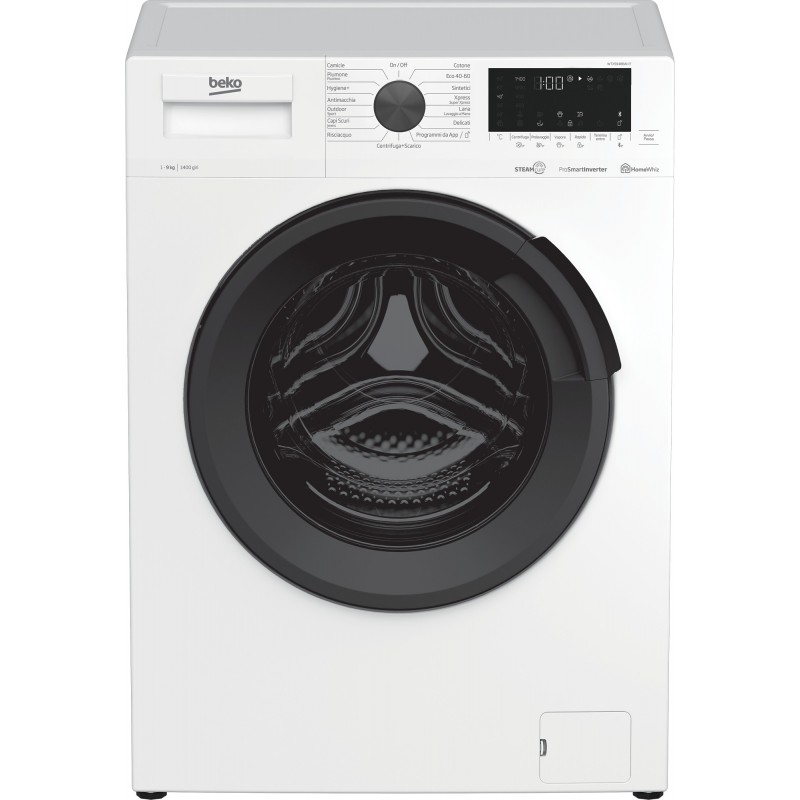 Beko WTX91486AI-IT machine à laver Charge avant 9 kg 1400 tr min A Blanc