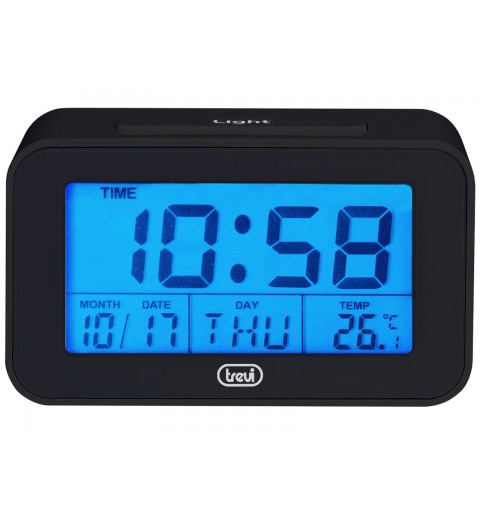 Trevi 0SL3P5000 alarm clock Digital alarm clock Black