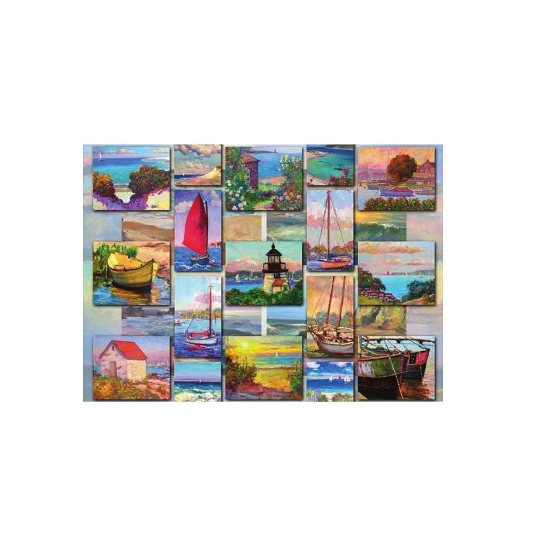 Ravensburger Coastal Collage Puzzle rompecabezas 1500 pieza(s)