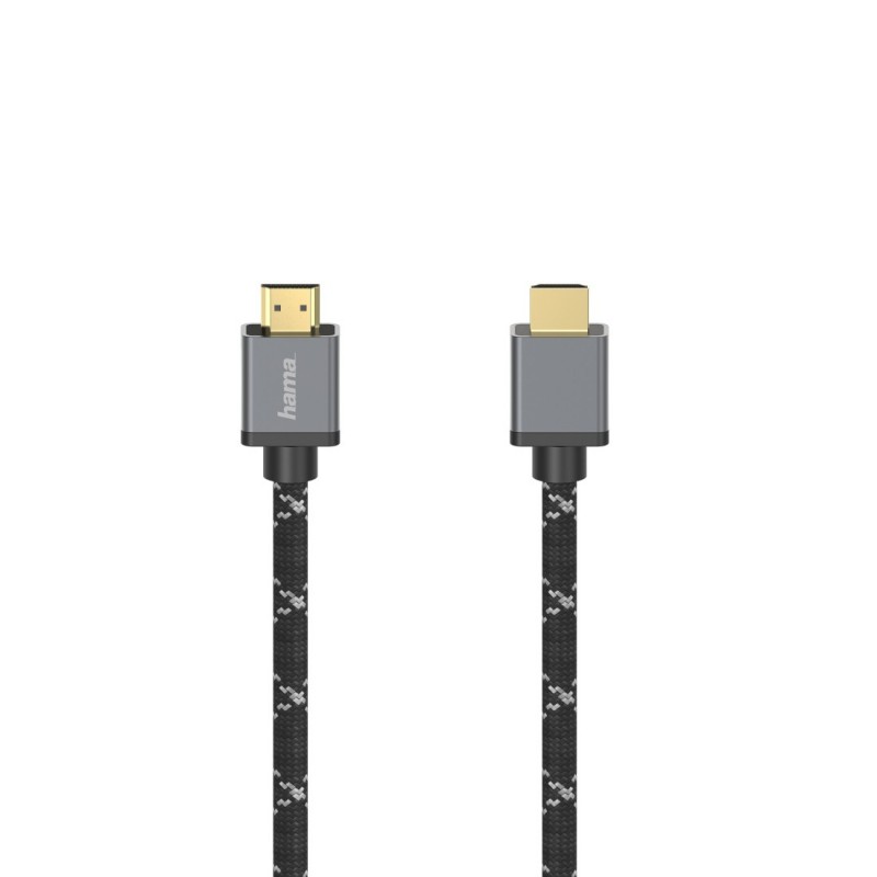 Hama 00205238 cable HDMI 1 m HDMI tipo A (Estándar) Negro, Gris