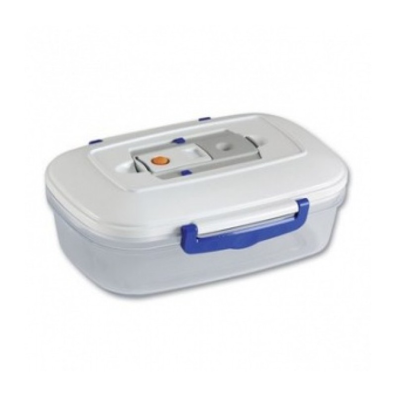 Magic Vac ACO1093 recipiente per cibo Rettangolare Scatola 1 L Trasparente, Bianco 1 pz