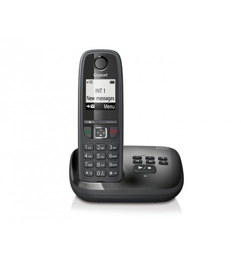 Gigaset AS405A Analoges DECT-Telefon Anrufer-Identifikation Schwarz