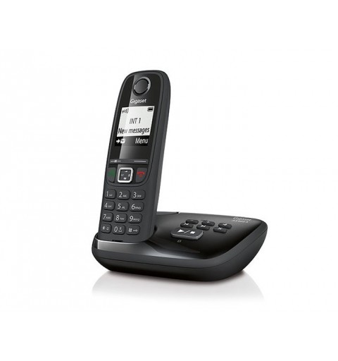 Gigaset AS405A Analoges DECT-Telefon Anrufer-Identifikation Schwarz