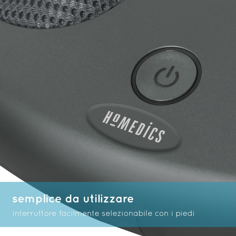 HoMedics FMS-230H masajeador Pie Negro