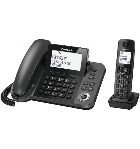 Panasonic KX-TGF310 DECT telephone Caller ID Black