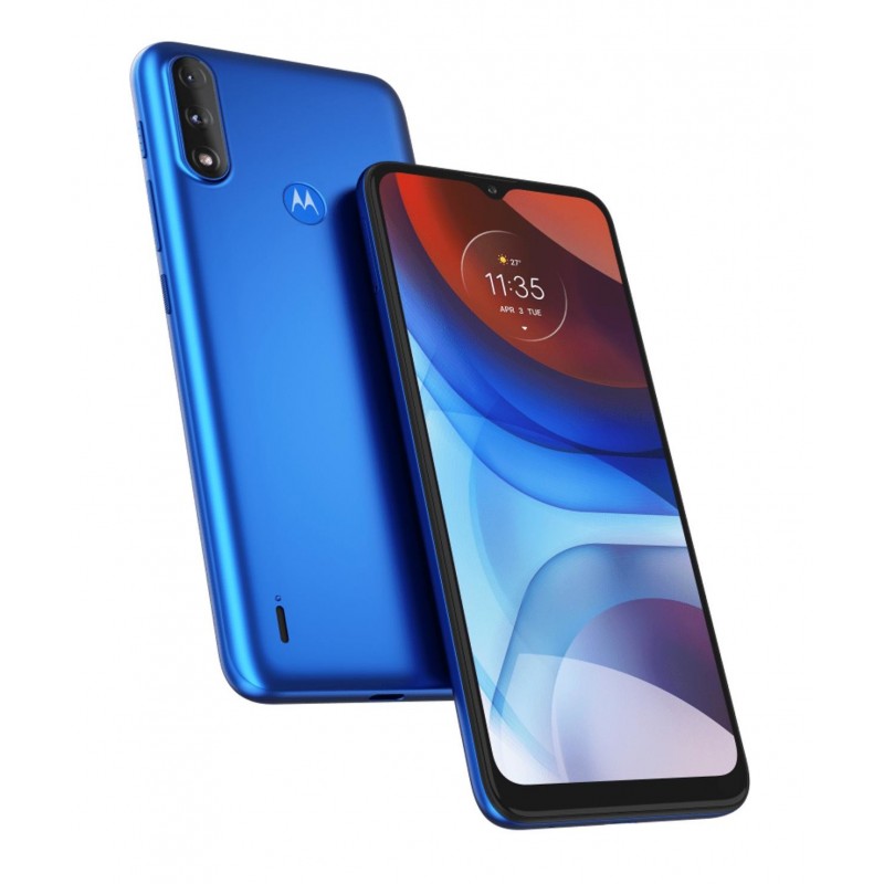 Motorola moto e7 power 16,5 cm (6.5 Zoll) Hybride Dual-SIM Android 10.0 4G USB Typ-C 4 GB 64 GB 5000 mAh Blau
