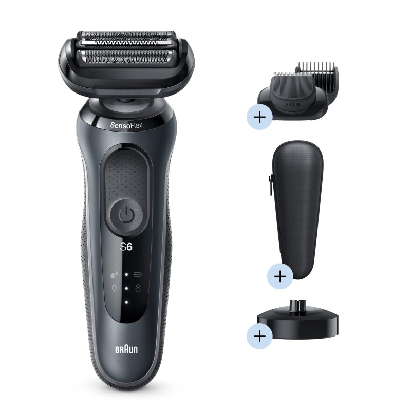 Braun Series 6 60-N4500cs Rasoio Trimmer Grigio