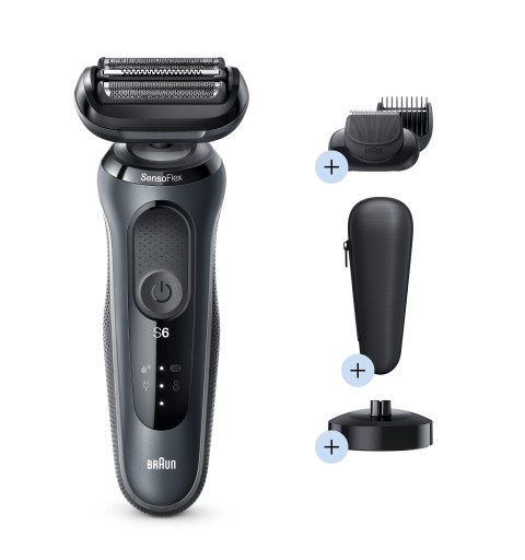 Braun Series 6 60-N4500cs Rasoio Trimmer Grigio