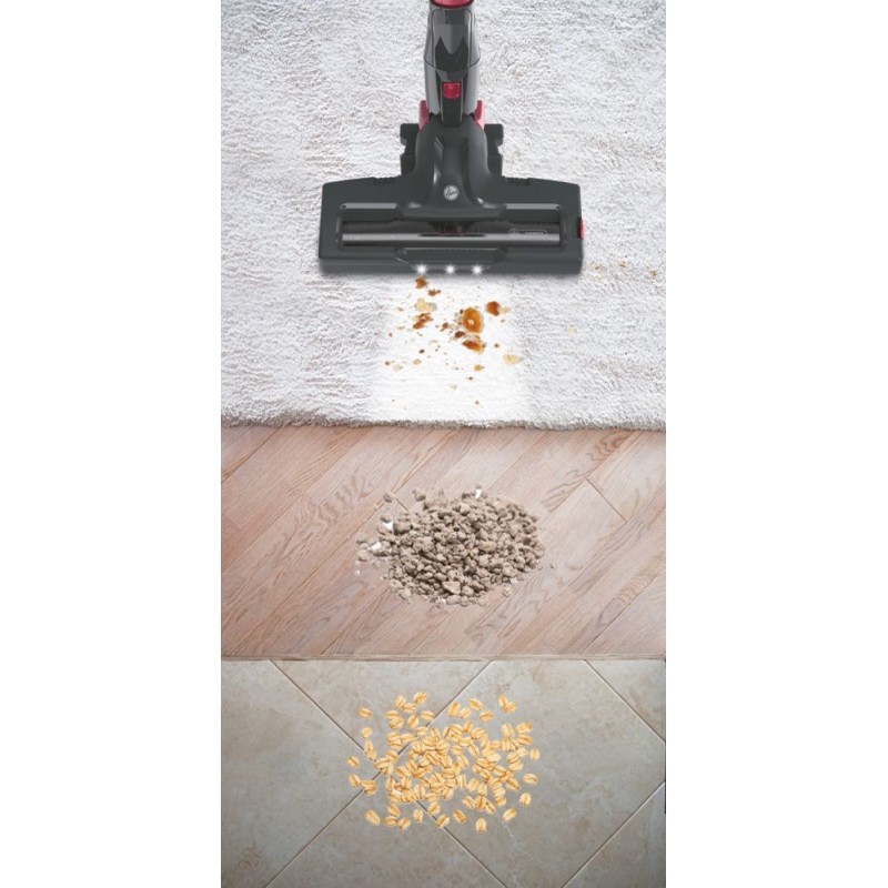 Hoover HF322HM 011 Titane Sans sac