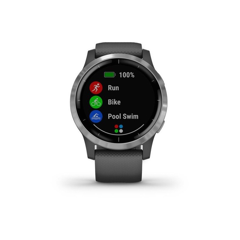 Garmin vívoactive 4 3,3 cm (1.3 Zoll) 45 mm MIP Silber GPS