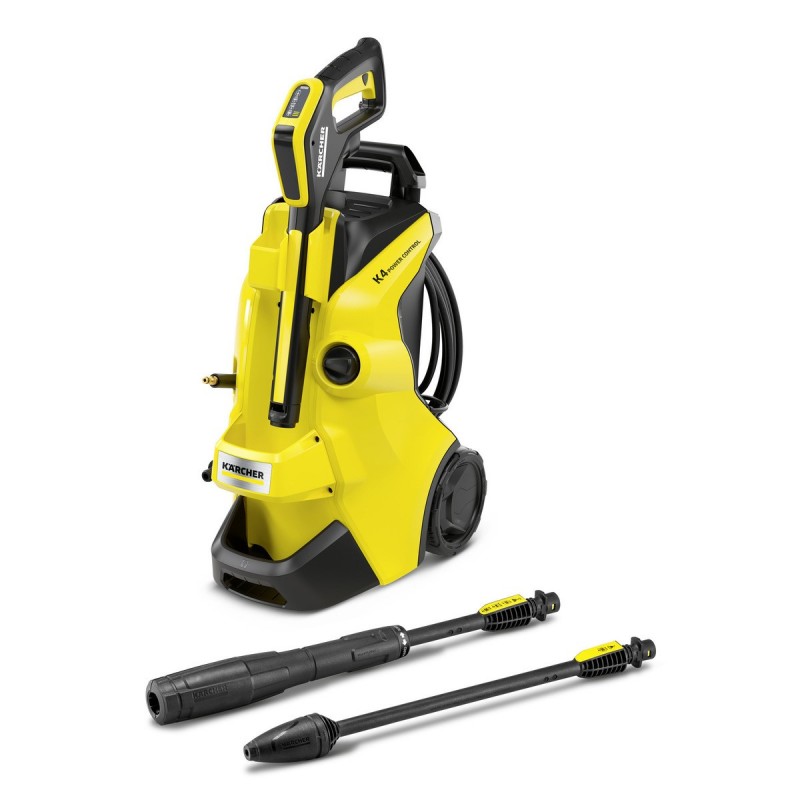 Kärcher K 4 POWER CONTROL pressure washer Upright Electric 420 l h Black, Yellow