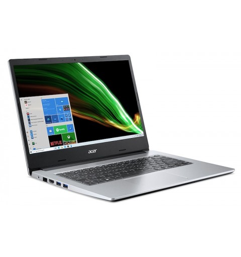 Acer Aspire 1 A114-33-C28D Notebook 35,6 cm (14 Zoll) Full HD Intel® Celeron® N 4 GB DDR4-SDRAM 64 GB Flash Wi-Fi 5 (802.11ac)