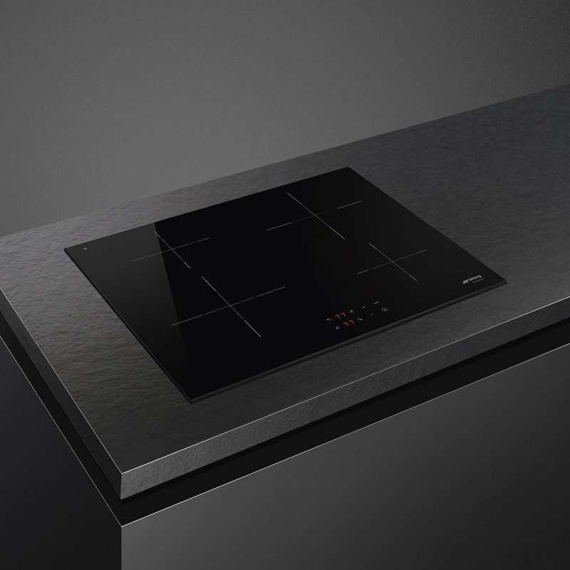 Smeg Universal SI2641D hob Black Built-in 60 cm Zone induction hob 4 zone(s)