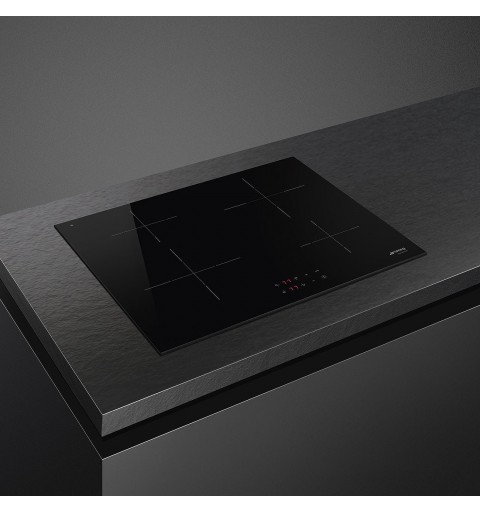 Smeg Universal SI2641D hob Black Built-in 60 cm Zone induction hob 4 zone(s)