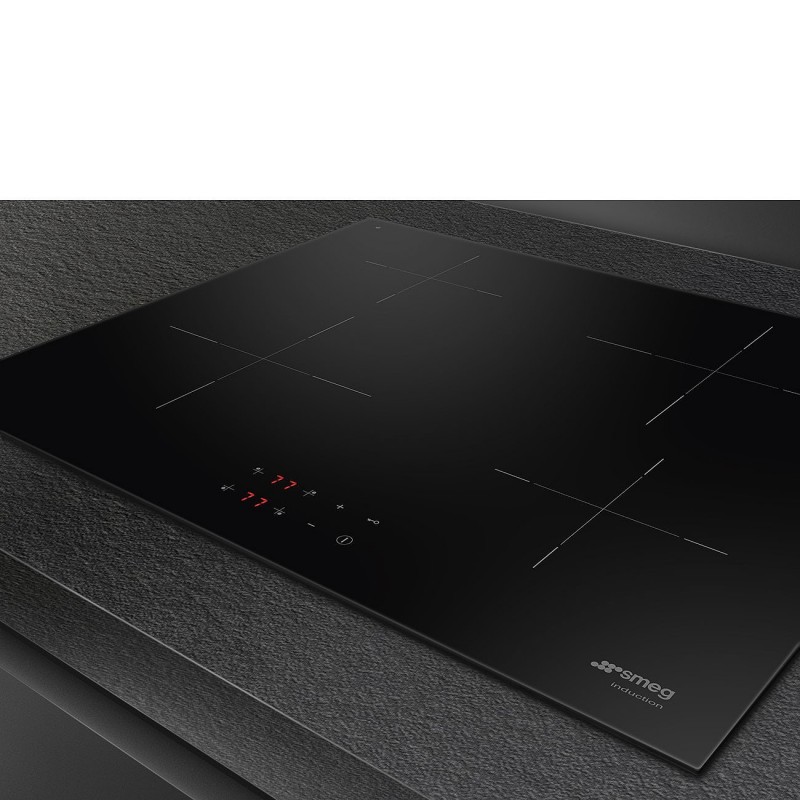 Smeg Universal SI2641D hob Black Built-in 60 cm Zone induction hob 4 zone(s)