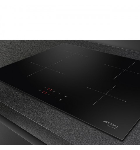 Smeg Universal SI2641D hob Black Built-in 60 cm Zone induction hob 4 zone(s)