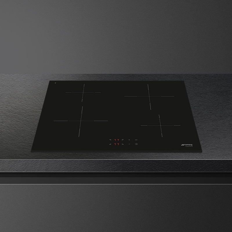 Smeg Universal SI2641D hob Black Built-in 60 cm Zone induction hob 4 zone(s)