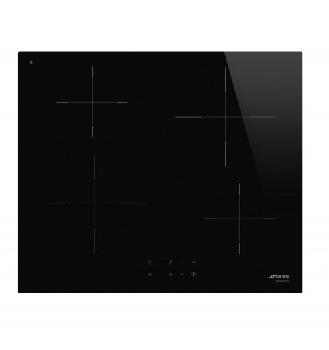 Smeg Universal SI2641D plaque Noir Intégré (placement) 60 cm Plaque avec zone à induction 4 zone(s)
