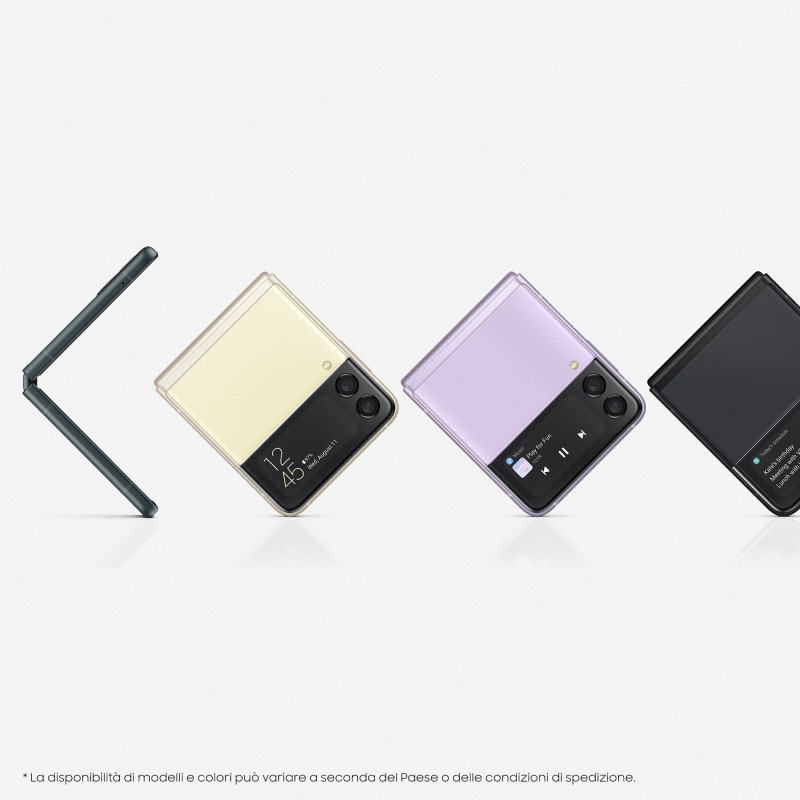 TIM Samsung Galaxy Z Flip3 5G 17 cm (6.7 Zoll) Single SIM Android 11 USB Typ-C 8 GB 256 GB 3300 mAh Schwarz