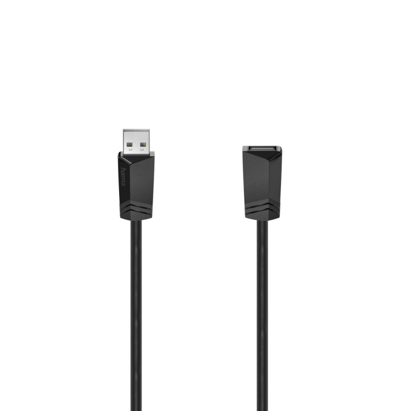 Hama 00200619 USB cable 1.5 m USB 2.0 USB A Black