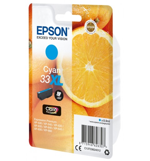 Epson Oranges Cartouche " " - Encre Claria Premium C (XL)