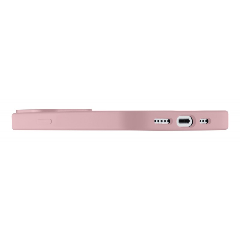 Cellularline Sensation - iPhone 13 Custodia in silicone soft touch con tecnologia antibatterica Microban integrata Rosa