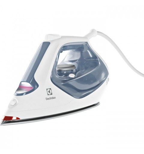 Electrolux E7SI1-4WB Fer à repasser à sec ou à vapeur Semelle Glissium 2300 W Gris, Blanc