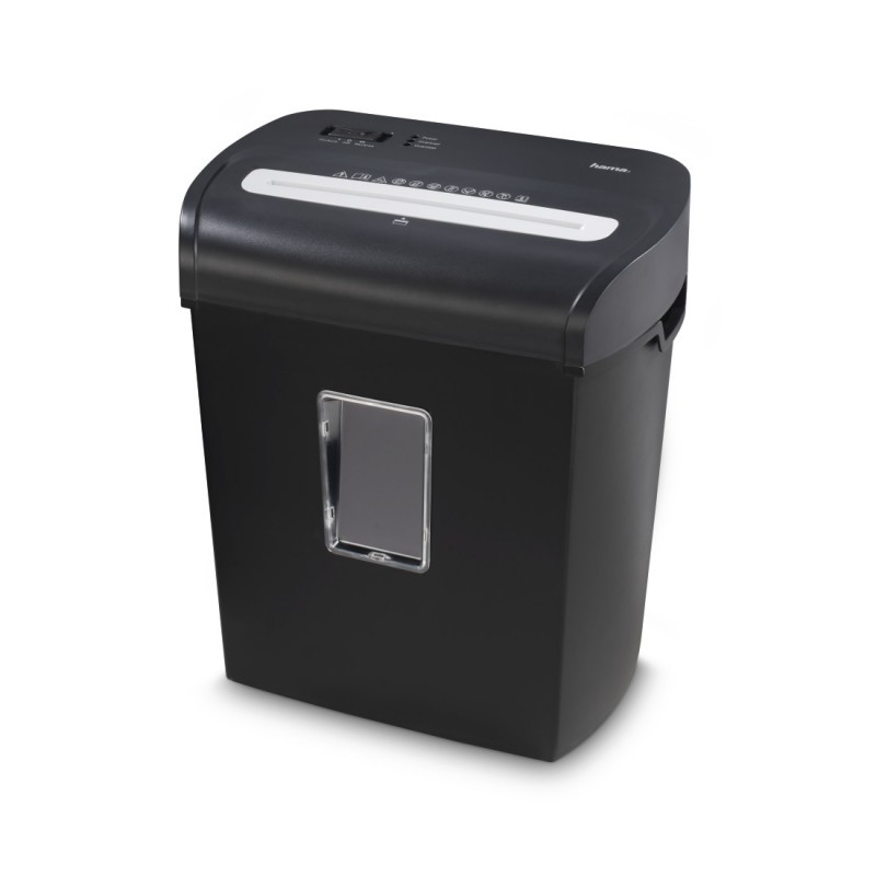 Hama Premium M8 paper shredder Micro-cut shredding 70 dB 22.5 cm Black