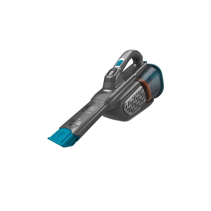 Black & Decker BHHV520BF-QW aspirapolvere senza filo Blu, Argento, Titanio Senza sacchetto