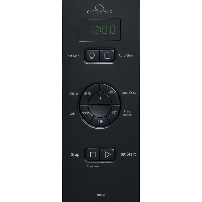 Whirlpool MCP 345 BL Encimera Microondas combinado 25 L 800 W Negro