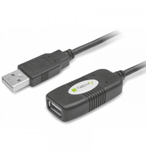 Techly Cavo Prolunga Attivo USB2.0 Hi-Speed 10m (IUSB-REP10TY)