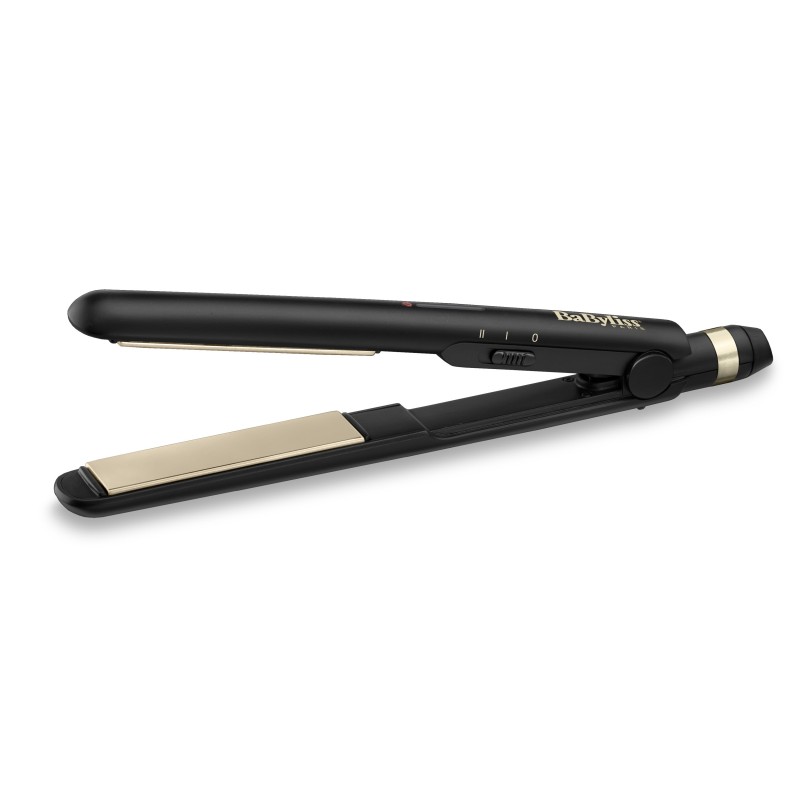 BaByliss Ceramic Straight 230 Plancha de pelo Caliente Negro 40 W 2 m