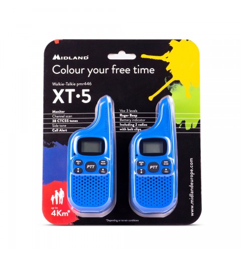 Midland XT 5 two-way radios Azul