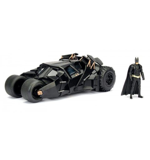 Simba Batman The Dark Knight Batmobile In Scala 1 24 Con Personaggio Di Batman In Die Cast