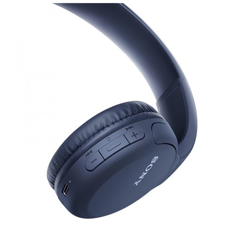 Sony WH-CH510 Headset Wireless Head-band Calls Music USB Type-C Bluetooth Blue
