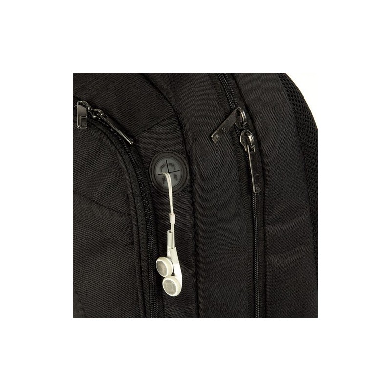 Tucano Lato Notebooktasche 43,2 cm (17 Zoll) Rucksackhülle Schwarz